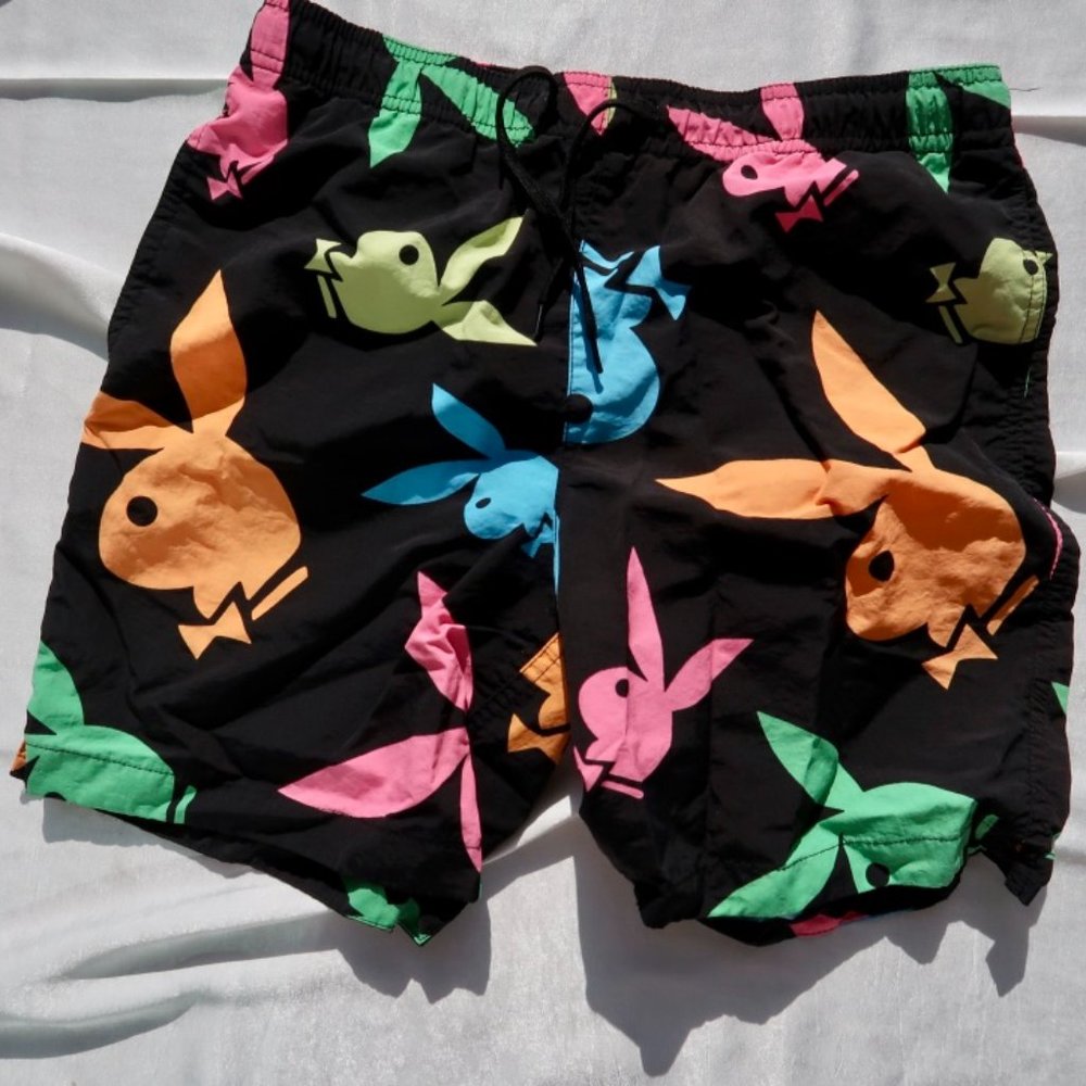 PLAYBOY X PACSUN SWIM TRUNKS SIZE SMALL